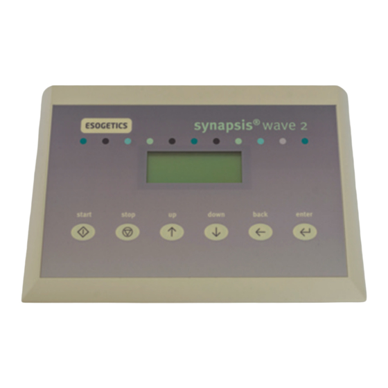 Esogetics Synapsis Wave 2 Bedienungsanleitung