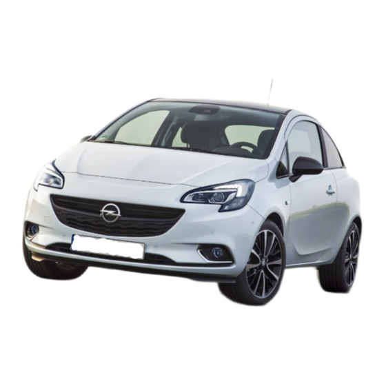 Opel Corsa E Betriebsanleitung