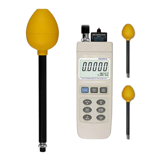 PCE Instruments PCE-EM 30 Bedienungsanleitung