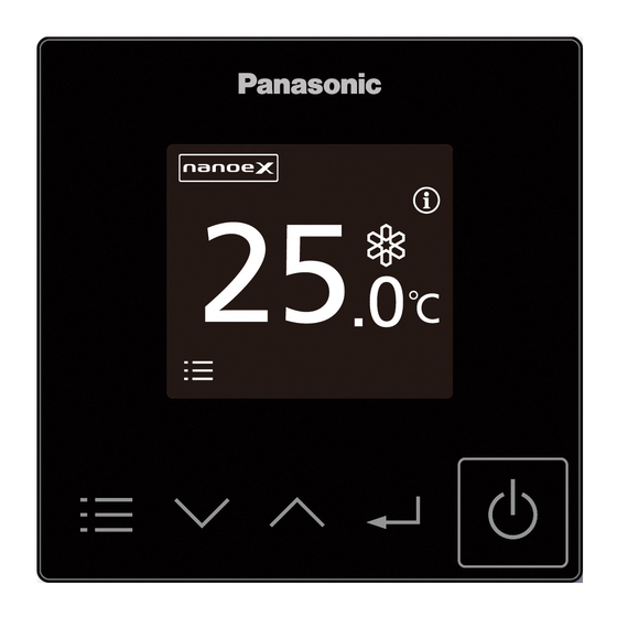 Panasonic CZ-RTC6BL Installationsanleitung