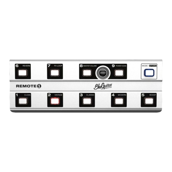 BluGuitar AMP1 Anleitung