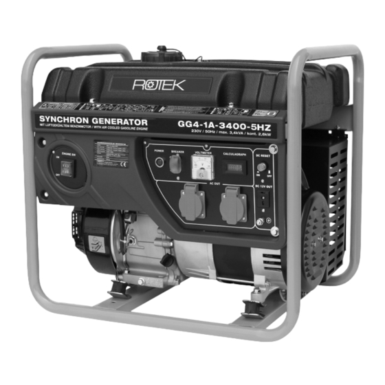 Rotek GG4-1A-3400-5HZ Benutzer- Und Wartungshandbuch