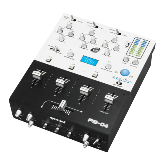 Gemini PS-04 Bedienungshandbuch