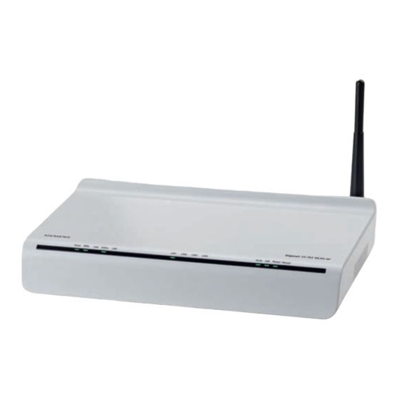 Siemens Gigaset SX763 WLAN dsl Installationsanleitung