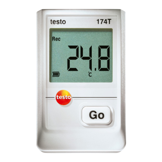 testo TE174T Bedienungsanleitung