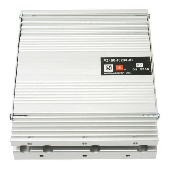 JBL PZ490-I0230-00 Montageanleitung