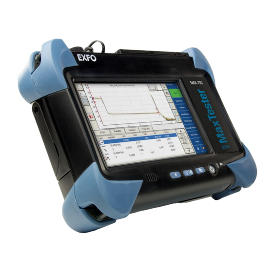 EXFO MAX-700 Bedienungsanleitung