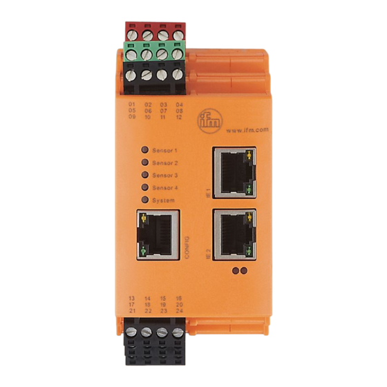 ifm VSE151 Gerätehandbuch