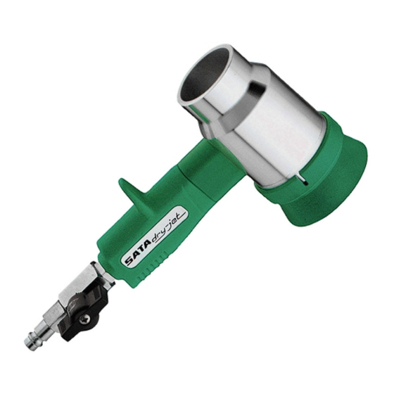 SATA dry jet Betriebsanleitung