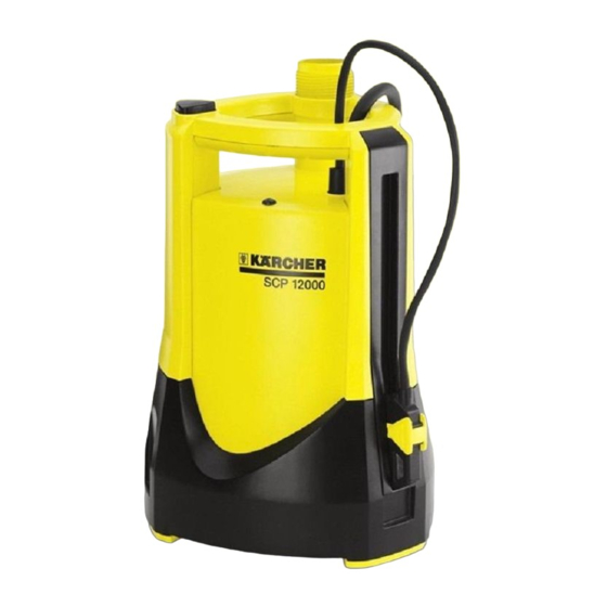 Kärcher SCP 12000 Level Sensor Bedienungsanleitung