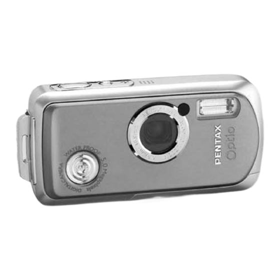 Pentax Optio WP Bedienungsanleitung