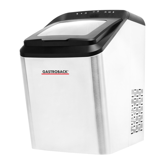 Gastroback BARTENDER PRO Bedienungsanleitung