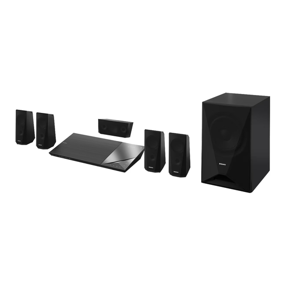 Sony BDV-N5200W Kurzanleitung
