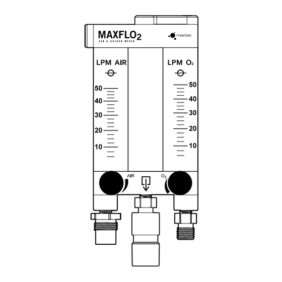 Maxtec MaxFLO2 Betriebshandbuch Und Bedienungsanleitung