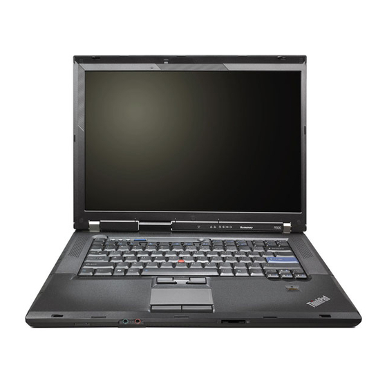 Lenovo ThinkPad R500 Kurzanleitung