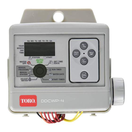 Toro DDCWP Serie Bedienungsanleitung