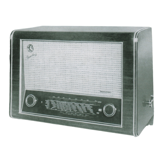 Telefunken Operette 50 Bedienungsanleitung