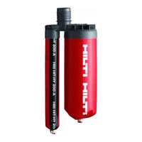 Hilti HIT-HY 170 Montageanleitung