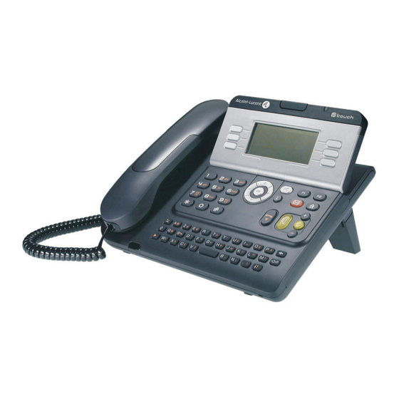 Alcatel-Lucent OmniPCX EnterpriseIP Touch 4028 Phone Bedienungsanleitung