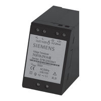 Siemens 7KG6106 Betriebsanleitung