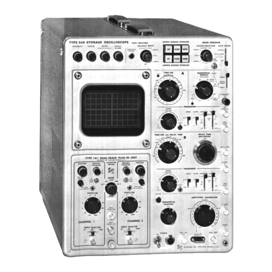 Tektronix 549 Anleitung