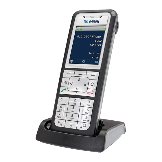 Mitel 600 DECT Handbücher