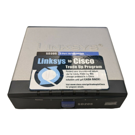 Cisco Linksys SD205 Handbücher