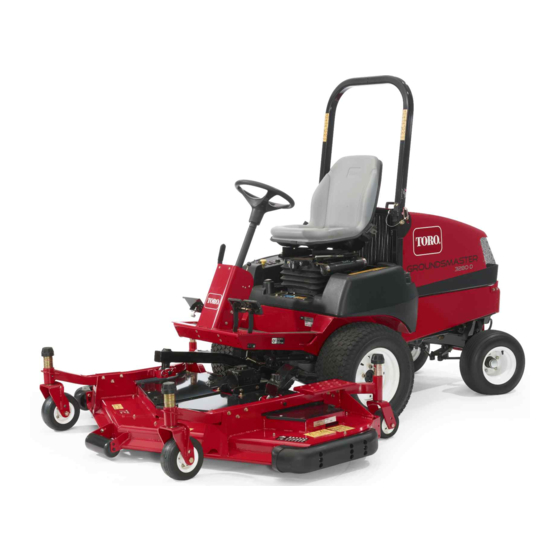 Toro Groundsmaster 3280-D Bedienungsanleitung