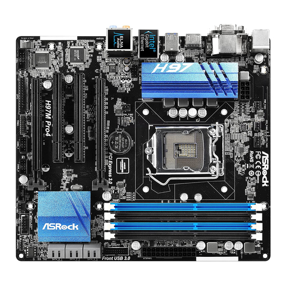 ASROCK H97M Pro4 Bedienungsanleitung