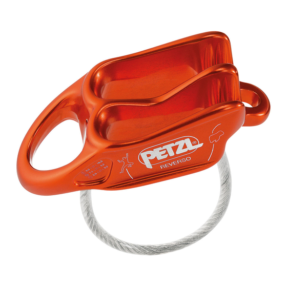 PETZL REVERSO D15 Bedienungsanleitung