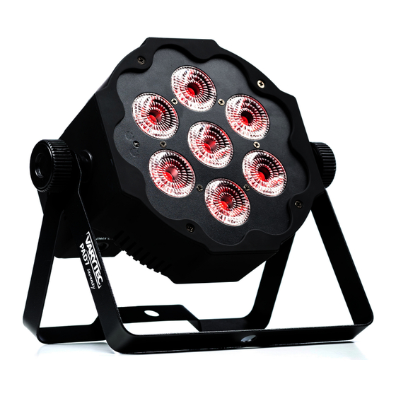 Varytec LED PAD 7 Seventy 7x10W 5in1 RGBWA Bedienungsanleitung