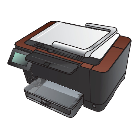 HP LASERJET PRO 200 COLOR MFP M275nw Handbuch