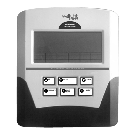 BH FITNESS G2346 Monitor Betriebsanleitung