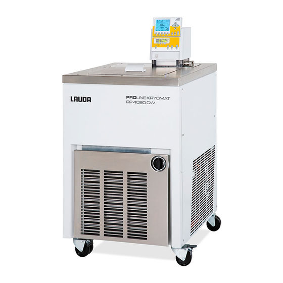 Lauda PROLINE Kryomate RP 3050 C Handbücher