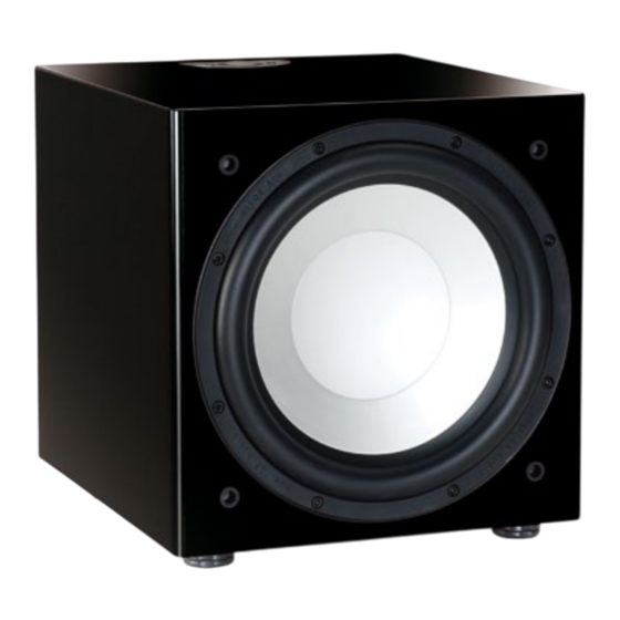 Monitor Audio Silver RX W12 Benutzerhandbuch