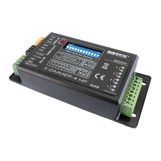 Botex X-Dimmer 4HP Bedienungsanleitung