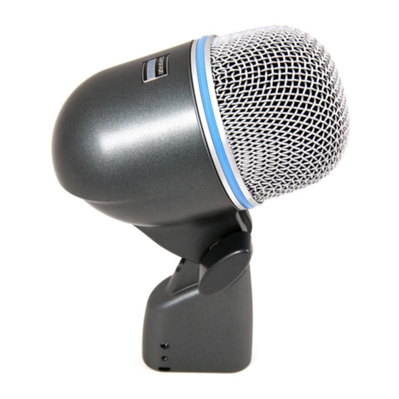 Shure BETA52A Bedienungsanleitung