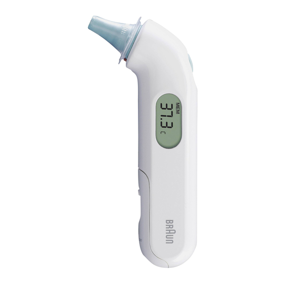 Braun ThermoScan IRT 3030 Handbuch