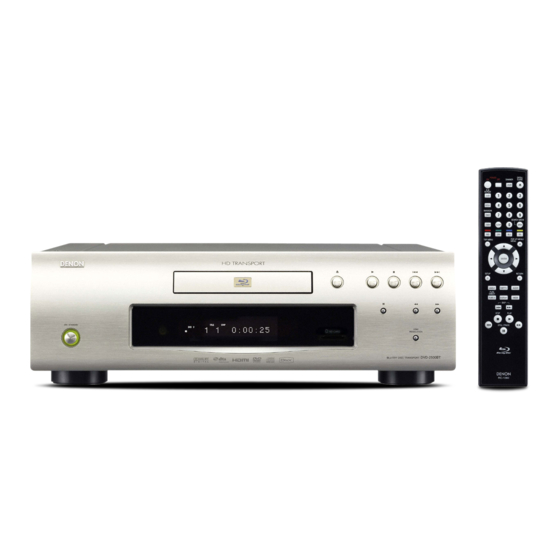 Denon DVD-2500BT Bedienungsanleitung