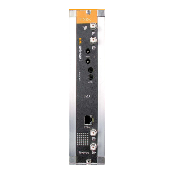 Televes DVBS2-QAM TWIN Kurzanleitung