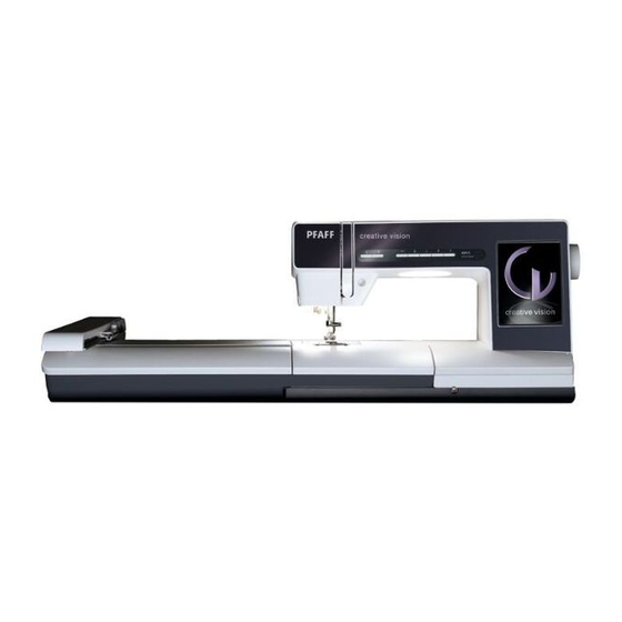 Pfaff creative vision Gebrauchsanleitung