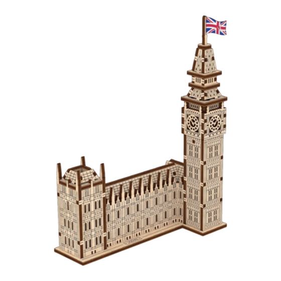 UGEARS Big Ben Montageanleitung