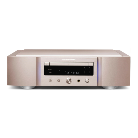 Marantz Super Audio Handbuch