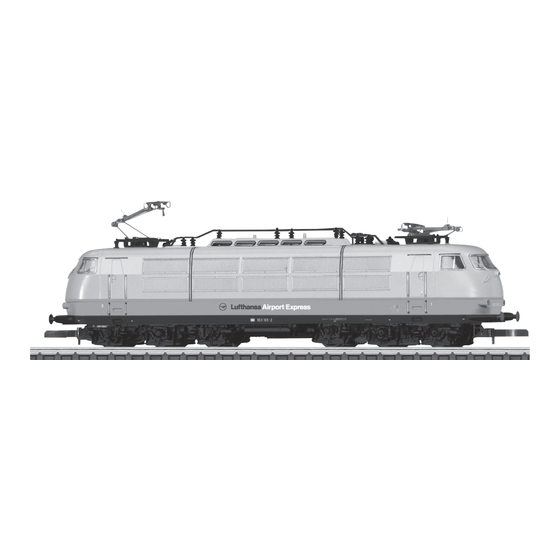 Märklin mini-club BR 103 Bedienungsanleitung
