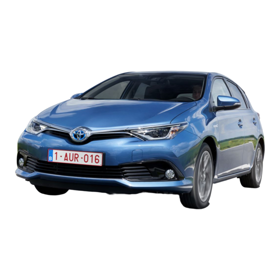 Toyota Auris 2015 Navigation Kurzanleitung