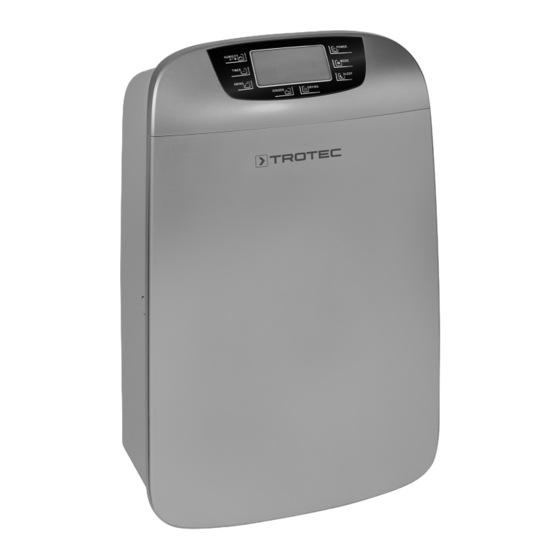 Trotec TTK 110 HEPA Bedienungsanleitung