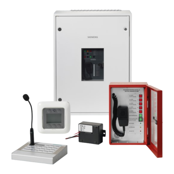 Siemens Cerberus PACE Compact Bedienungsanleitung