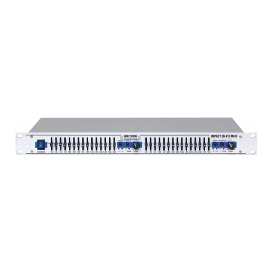 Hollywog Impact EQ-X15 MK II Bedienungsanleitung