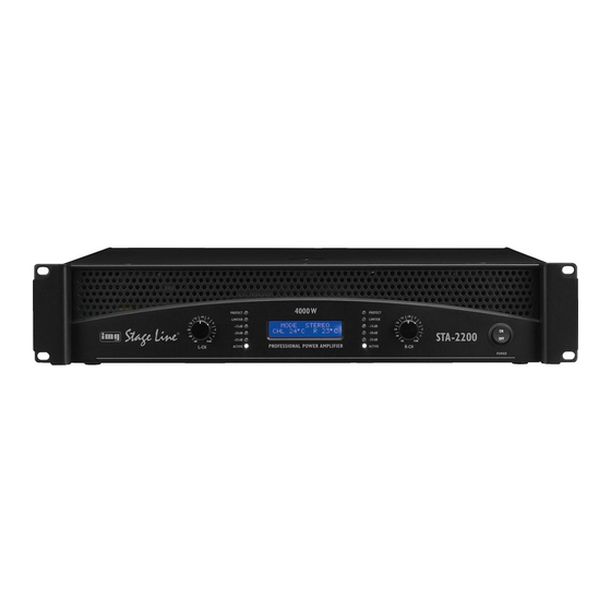 IMG STAGELINE STA-2200 Bedienungsanleitung