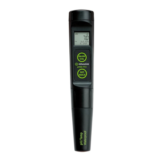 Milwaukee pH 55 Bedienungsanleitung